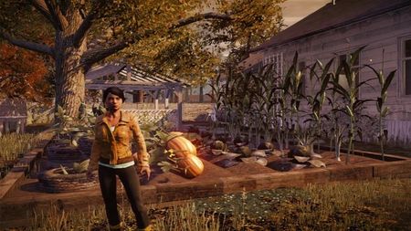 Un momento de relax en el jardín de 'State of Decay'