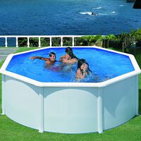 Ofertón de Leroy Merlin en esta piscina desmontable de tres metros de diámetro, que incluye escalera y depuradora de arena