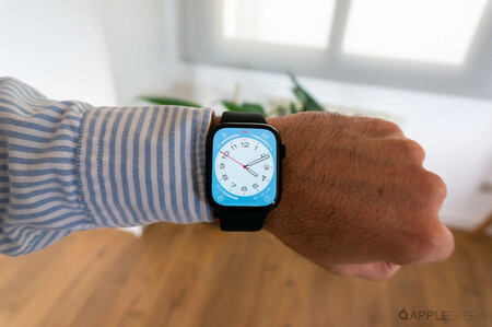 Apple Watch Series 8 en fotografía de análisis