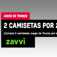 Oferta Flash: 2 camisetas de Juego de Tronos por 22 euros y envío gratis