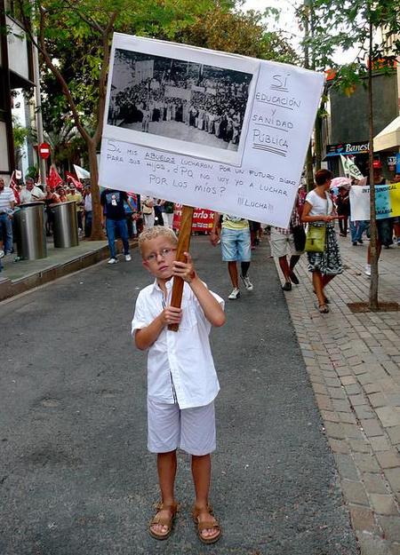 La politización de los menores