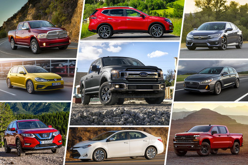 Los 50 coches más vendidos en el mundo durante la primera mitad de 2018