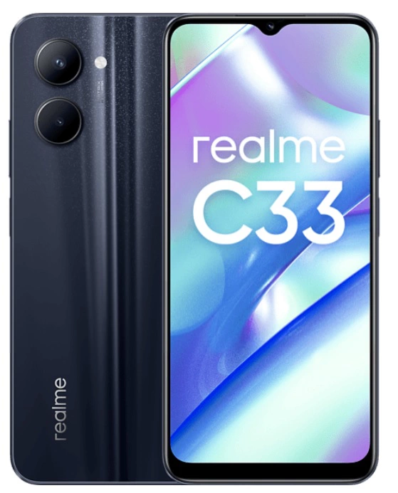 realme C33 4+128 GB ゴールド/ブラック スマートフォン