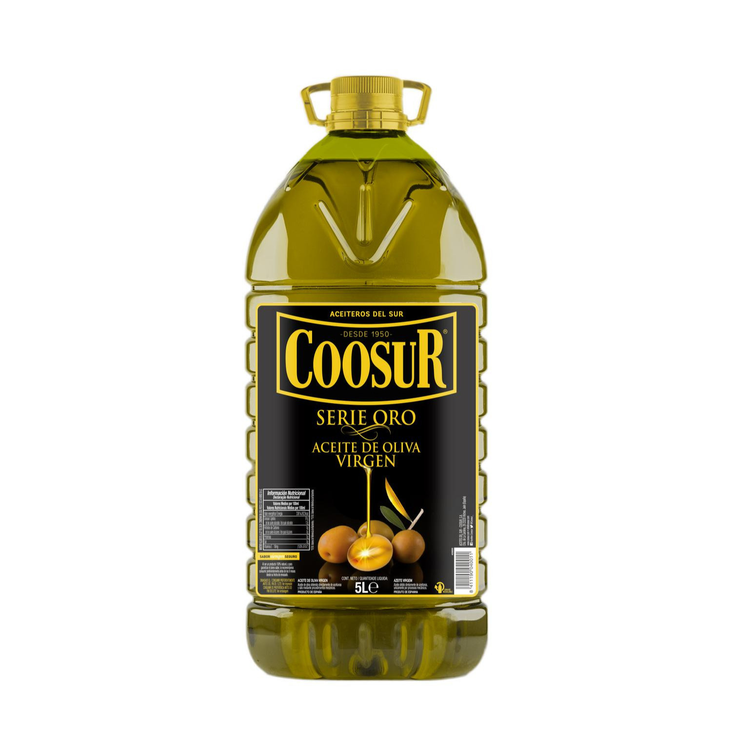  Aceite de oliva virgen serie oro Coosur 5 litro