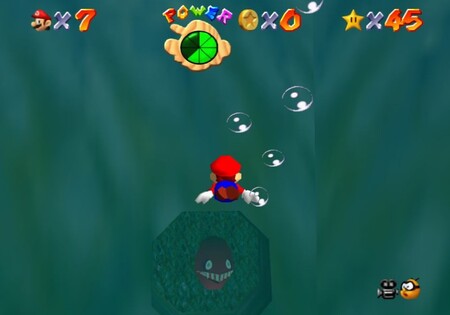 Super Mario 64: cómo conseguir la estrella Can the Eel Come Out to Play? de Jolly Roger Bay