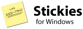 Stickies: notas autoadhesivas en tu pc