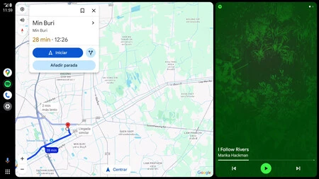 Android Auto で Google マップが停止する