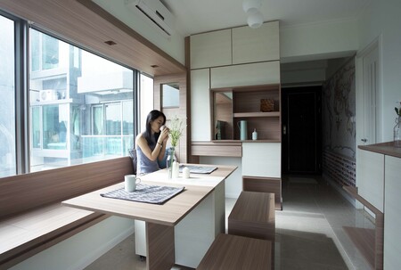 De dos a cuatro habitaciones y sin muebles: una mirada a los minipisos tecnológicos de Hong Kong con almacenamiento inteligente