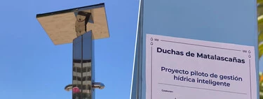 España estrena la ducha inteligente en la playa de Matalascañas. Necesita el móvil (y pagar) 