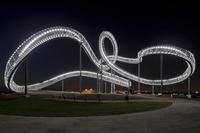 Una escultura - montaña rusa - mirador en Alemania 