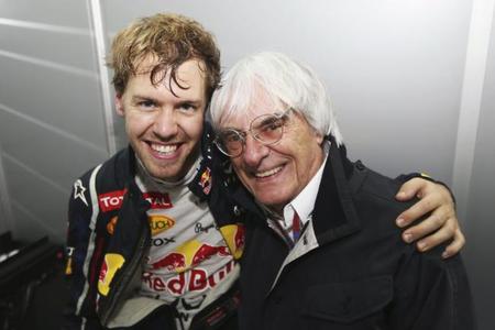 Bernie Ecclestone cree que Sebastian Vettel debería triunfar en otro equipo
