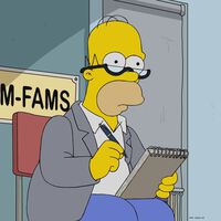 Homer forma parte del Salón de la Fama de este deporte. El motivo se encuentra en un episodio clásico de Los Simpson por el que su guionista temió ser despedido