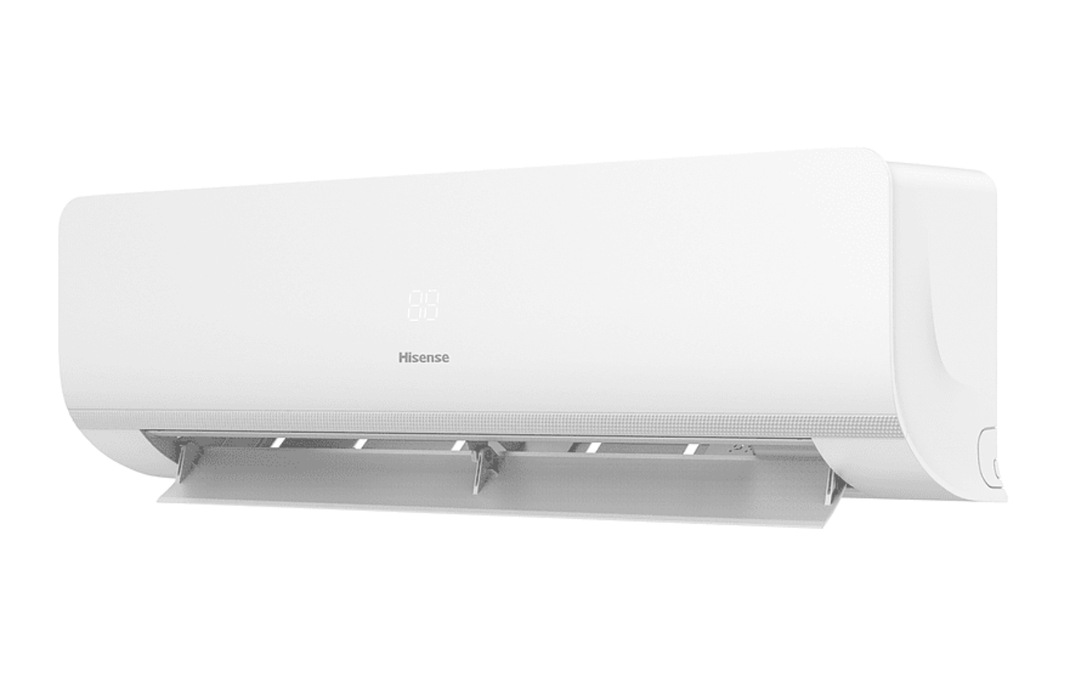 Aire acondicionado - Hisense KC25YR03G, 1x1, 2.136 fg/h, WiFi, Inverter, Bomba calor, Blanco