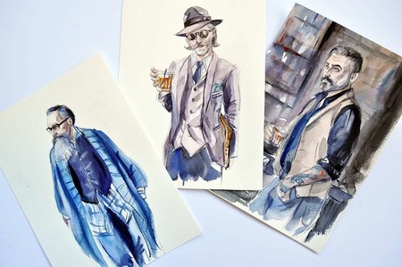 Tres ilustradoras que muestran (a todo color) su visión de la moda masculina