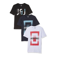 Oferta camisetas Jack & Jones el pack de 3 por sólo 16,50 euros (5,50 euros la unidad) en Amazon
