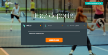 Cloobing, la app para buscar gimnasio y reservar recintos deportivos