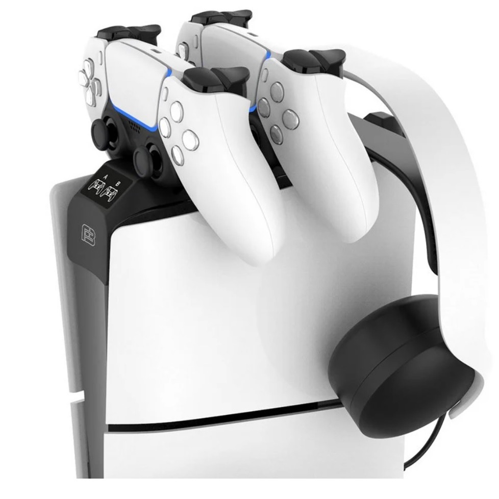 Base de carga dual superior Dualsense Blackfire.