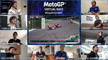 Casi medio millón de personas han visto en Youtube la primera carrera virtual de MotoGP que ganó Álex Márquez
