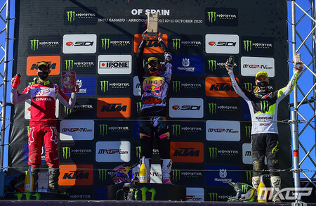 Podio Mxgp Espana 2020