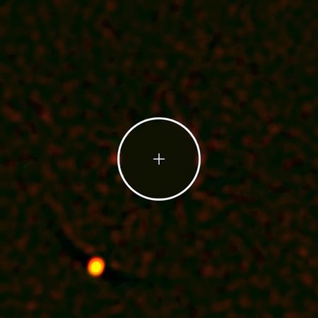 SPHERE capta este exoplaneta único con una imagen directa