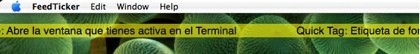 FeedTicker: Lee tus feeds favoritos en un marcador deslizante