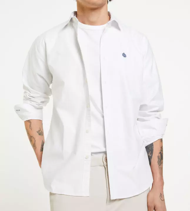 Camisa blanca Oxford
