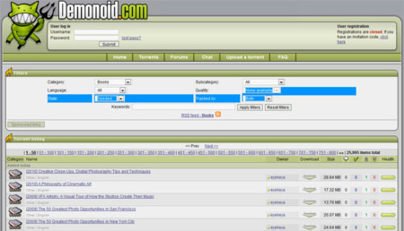 Las autoridades ucranianas cierran Demonoid