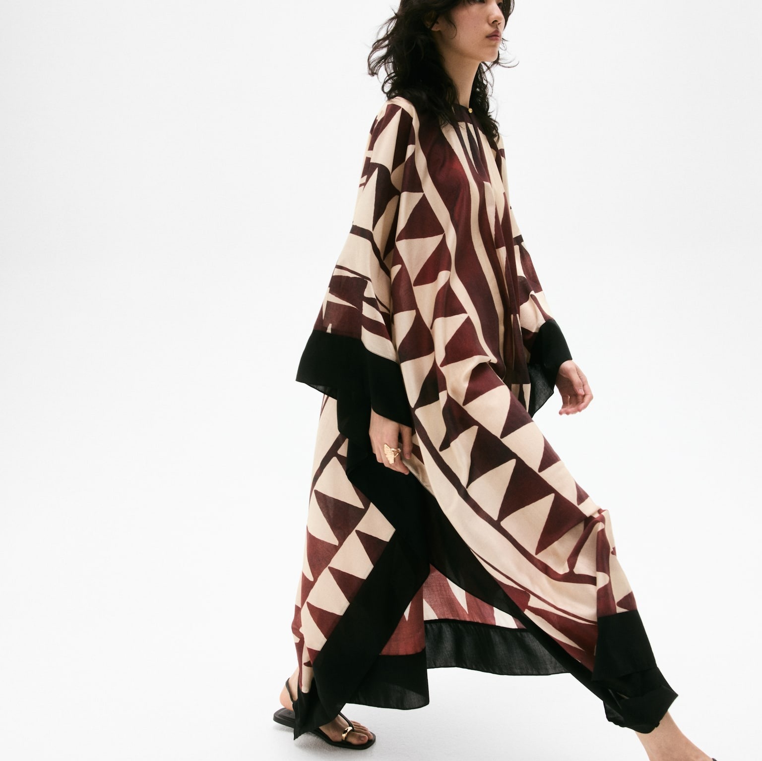 Vestido caftán oversize

