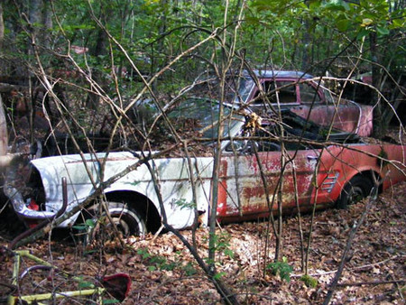 Coches abandonados en Rhode Island
