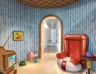 Ahora ya puedes dormir en la casa-piña (de lujo) de Bob Esponja