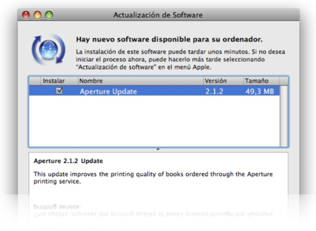 Aperture se actualiza a la versión 2.1.2