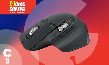 Todavía puedes comprar uno de los mejores ratones del mercado a un precio increíble: Logitech MX Master 3 por 64,45 euros en los Días sin IVA de MediaMarkt
