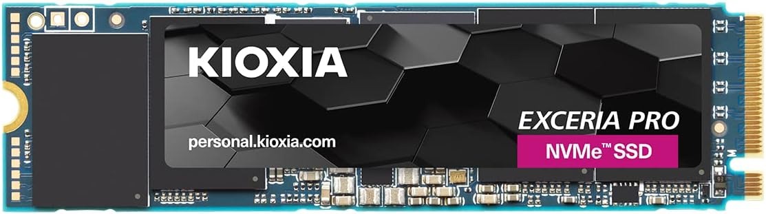 Kioxia Exceria Pro Unidad SSD 2TB NVMe M.2 2280 PCIe Gen4 x4
