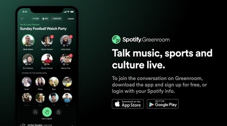 Spotify Greenroom es su alternativa a Clubhouse para alojar salas de audio en directo que generan podcasts automáticamente