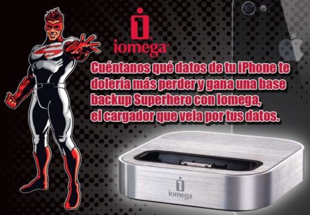 Participa con el Club Applesfera e Iomega y gana una base SuperHero
