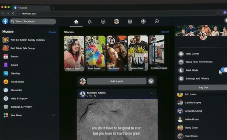 El rediseño de Facebook en escritorio (y su modo oscuro) llegarán antes del segundo trimestre del año
