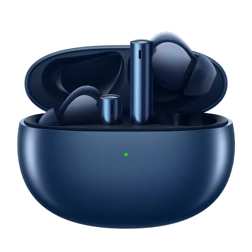 realme Buds Air 3 ワイヤレスヘッドフォン、アクティブノイズキャンセリング、10mm ダイナミックバスブーストドライバー、最大 30 時間の再生時間、IPX5 防水、コンステレーションブルー