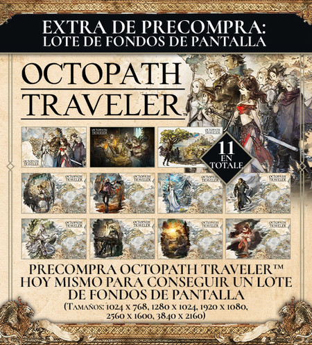 Octopath Traveler Fondos Octopath Traveler Fondos