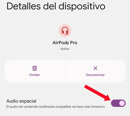 Android 13 Audio Espacial