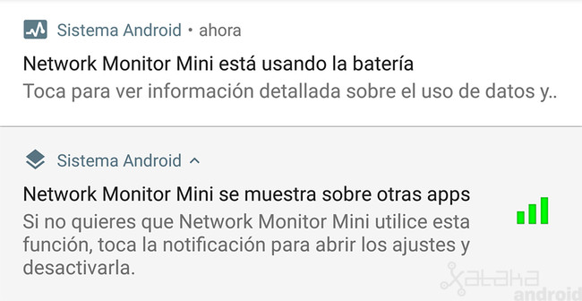 Android 8.1 notificaciones permanentes