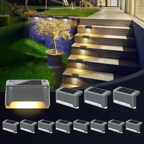 GIGALUMI Luces solares para exteriores 