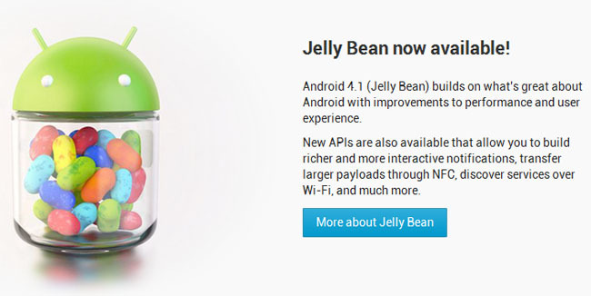 Android SDK 4.1 (Jelly Bean)