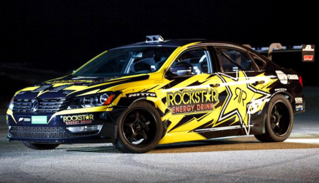 Tanner Foust y su Volkswagen Passat de 900 CV para Fórmula Drift