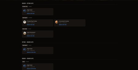 Recurso Eventos Metaforge