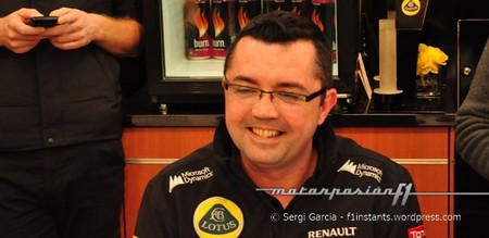 Éric Boullier: "esperamos estar muy cerca de cabeza"