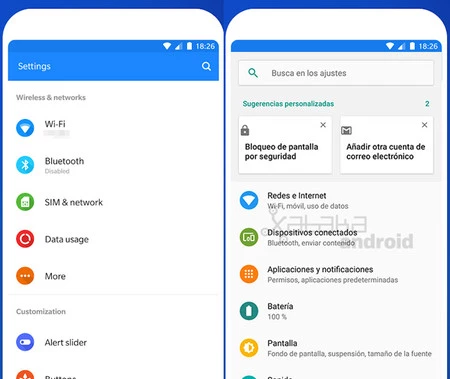 出生時に別居: 左がフラックス・ホワイト、右がアンドロイド P