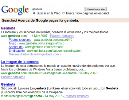 Buscar en Google sin que aparezca publicidad