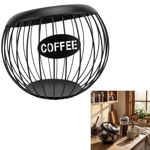 Organizador de cápsulas de café metálico