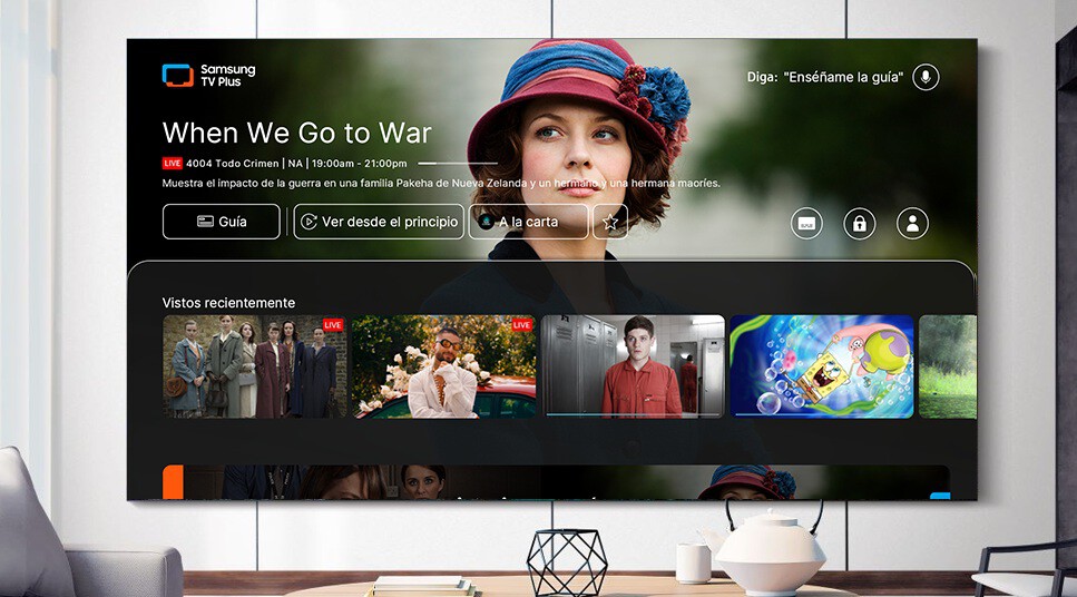 Samsung actualiza TV Plus en España: más canales gratis para sus smart TV, un nuevo logo y una interfaz renovada