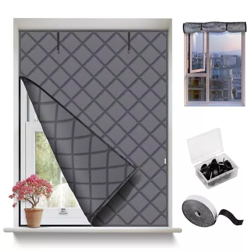 EFUTURETIME Kit de Aislante Térmico Ventanas Protege Del Frío y Calor